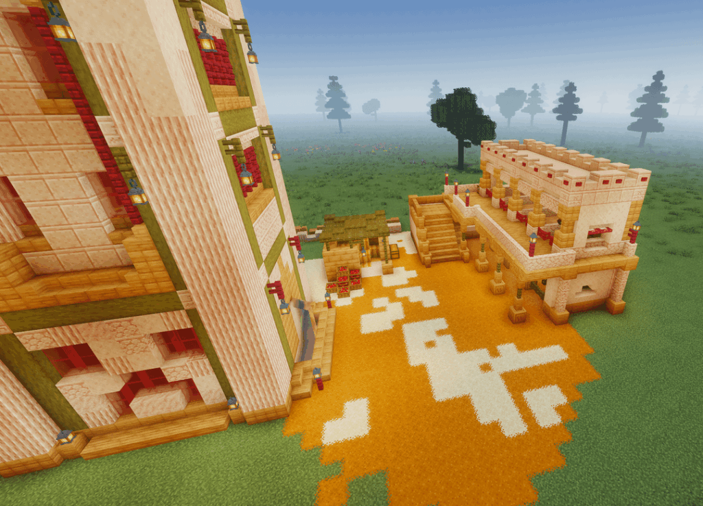 砂漠の馬小屋を建てました！