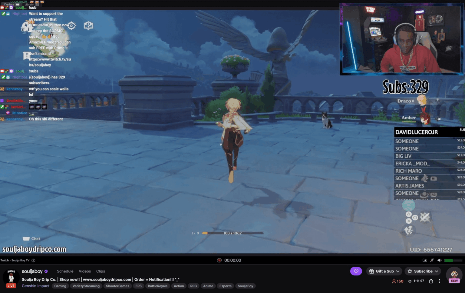 泣いています、Soulja Boy はどうやって原神を見つけたのですか?😭