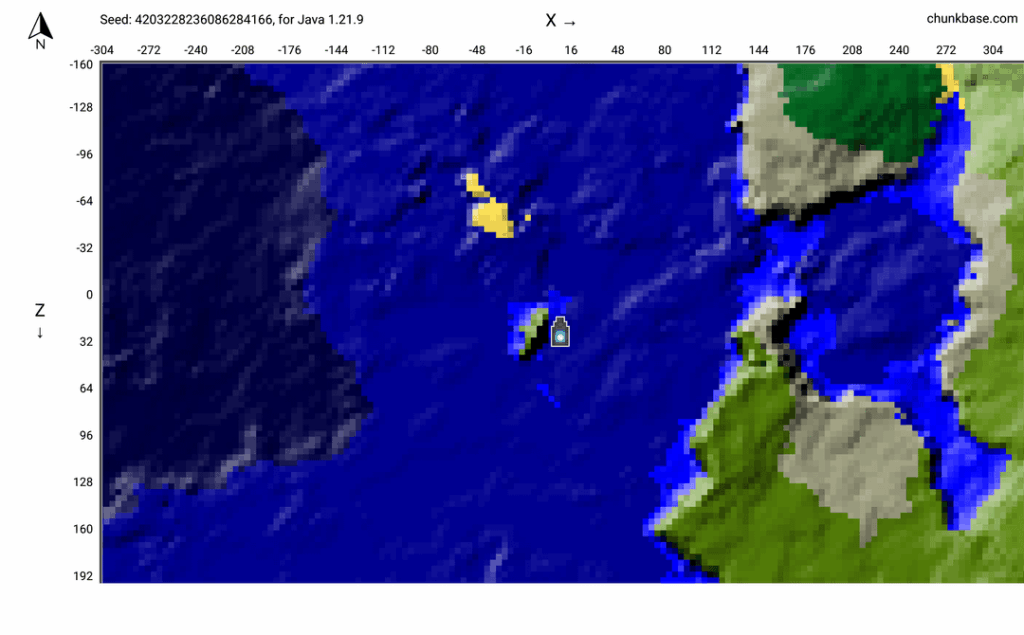 最も小さな島の下にある古代都市