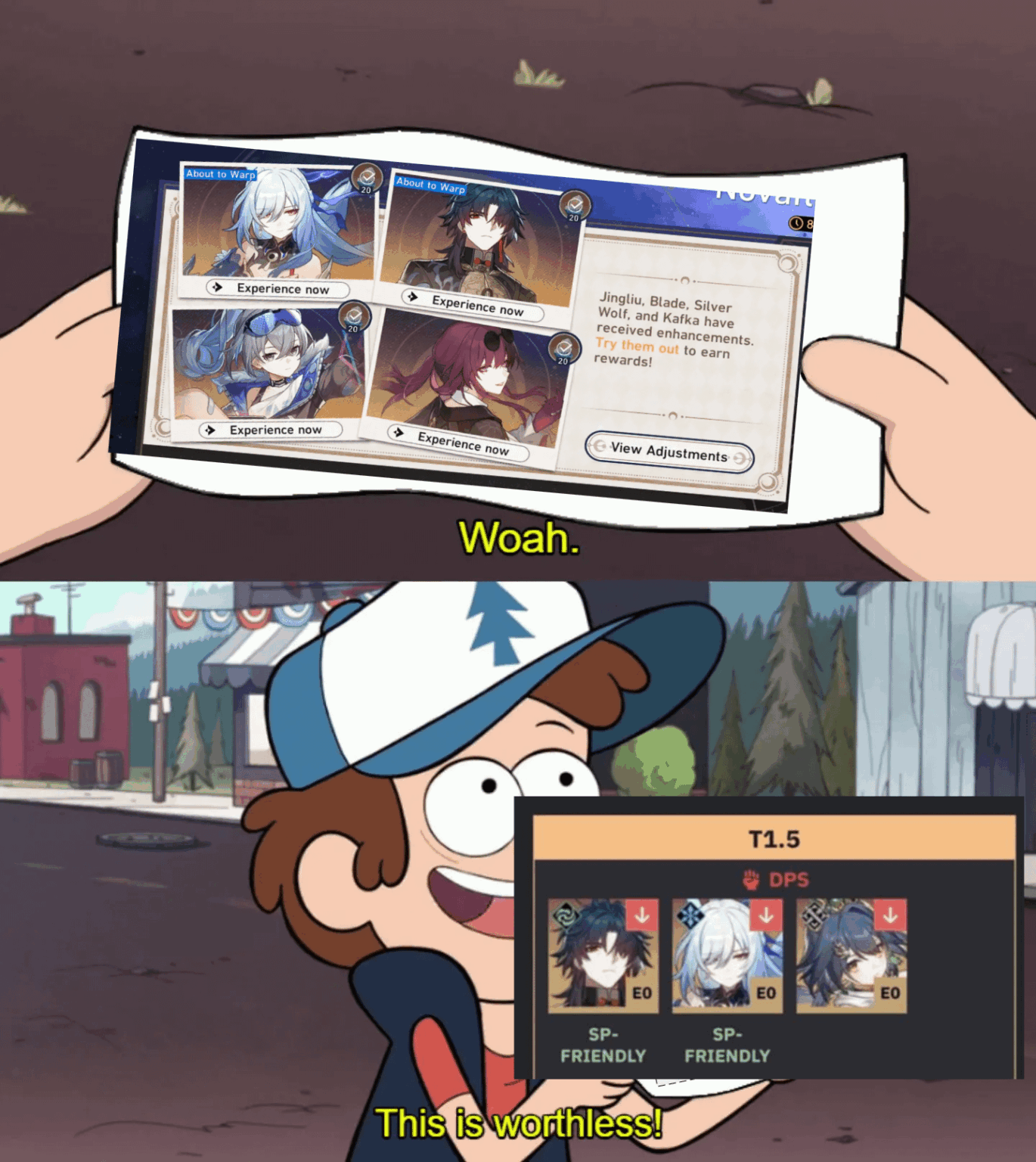 このことについて話したいと思う人はいますか？ Jingliu をもっと使いたかったので、ちょっと悲しいです。