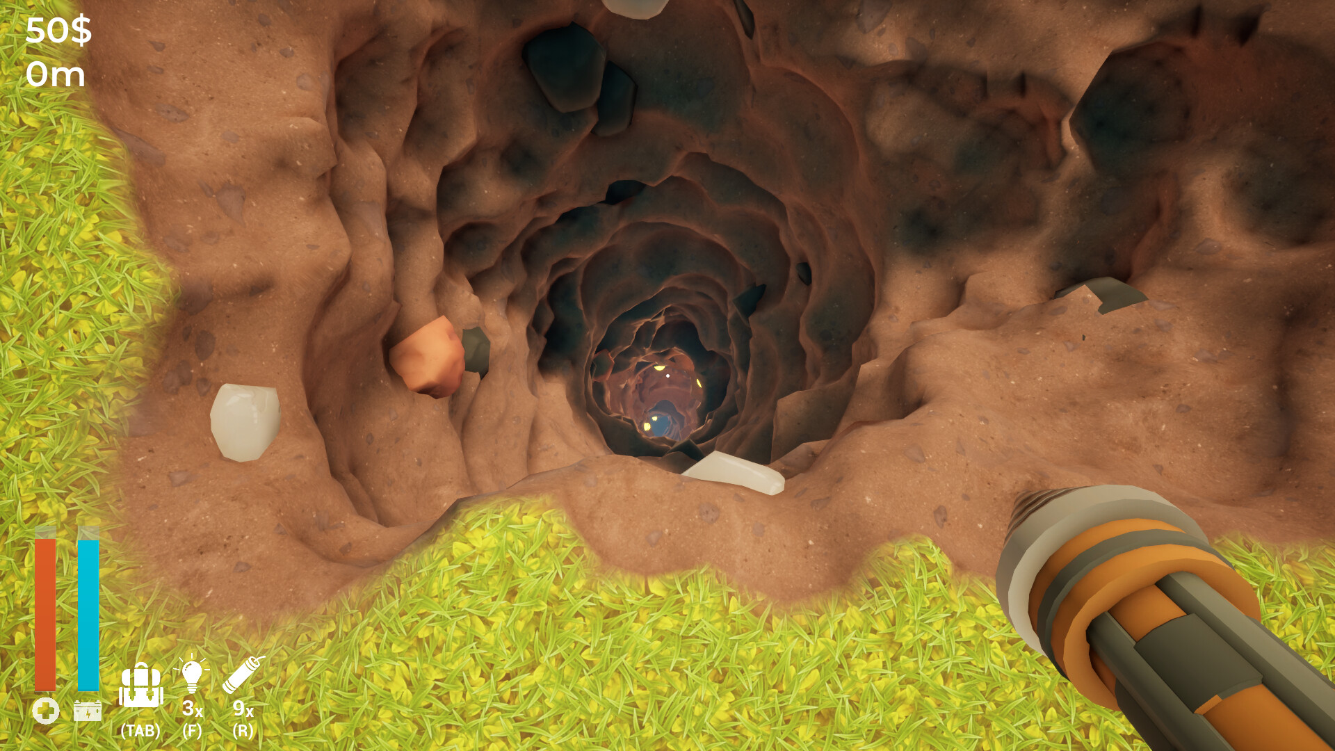 『A Game About Digging A Hole』コンソール版が配信開始。ただひたすら穴を掘り続けるゲーム_005