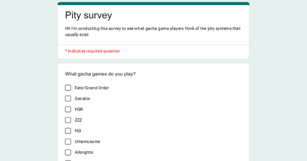 同情システムと支出に関するプレイヤーの経験に関する調査
