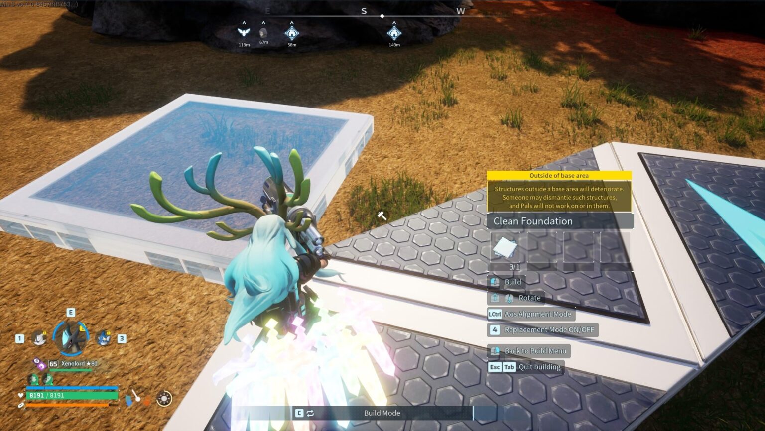 素晴らしいアップデートですが、これらの三角形の基礎/屋根は、他のサバイバル ゲームで期待されるのと同じ 60 度の三角形ではありません。