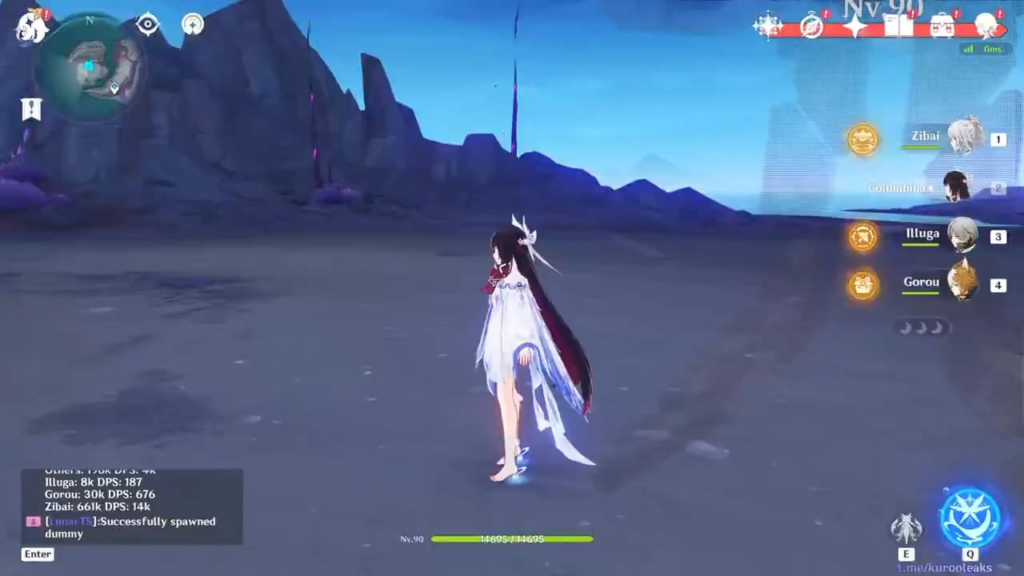 KuraoLeaks による Zibai ローテーション ショーケース