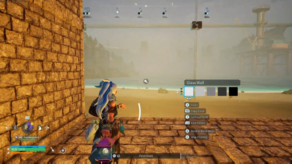 ガラスの絵付け