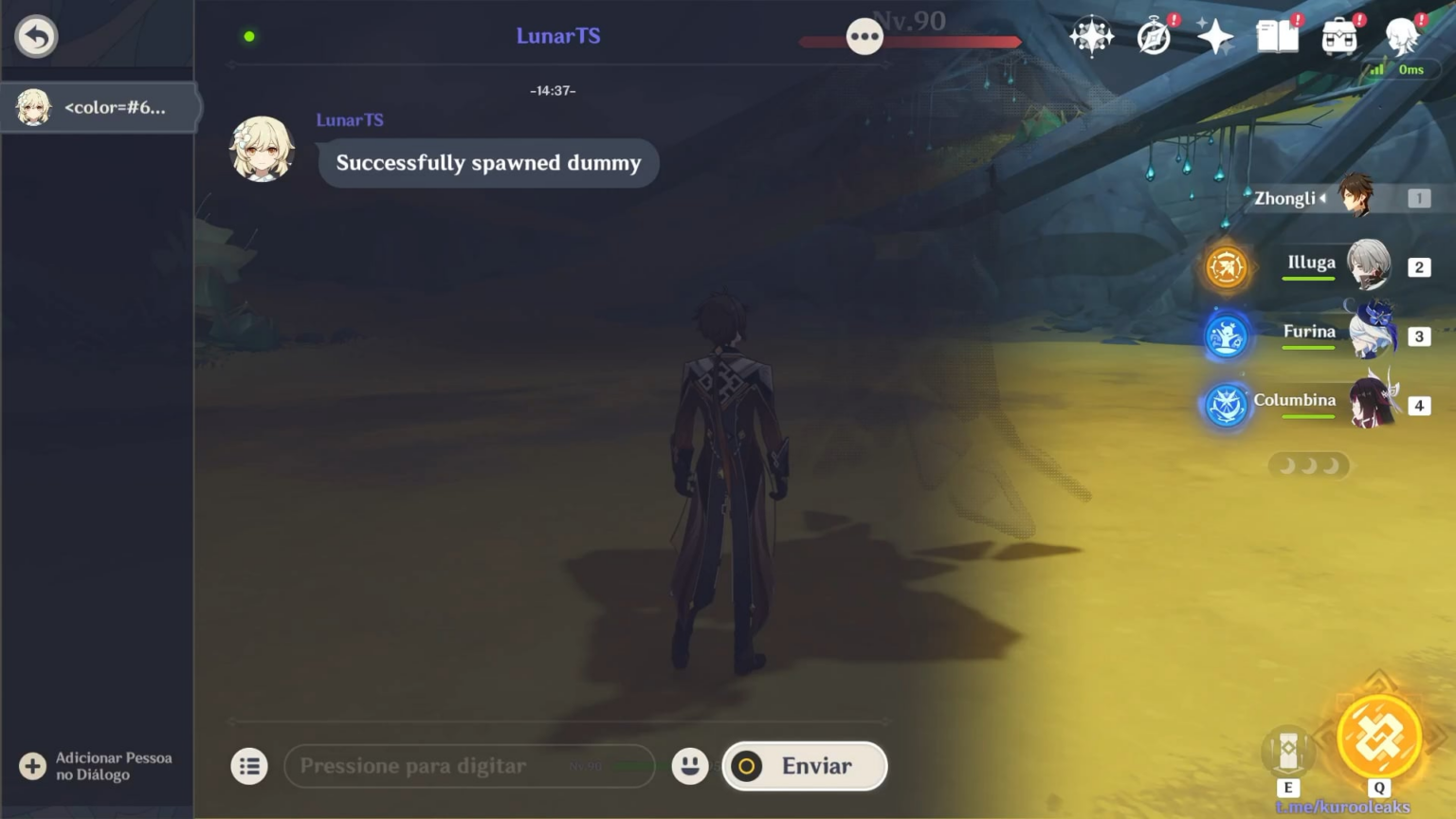 [6.3] Zhongli の Pillar resonance は Lunar Crystallize と連携します (黒尾経由)