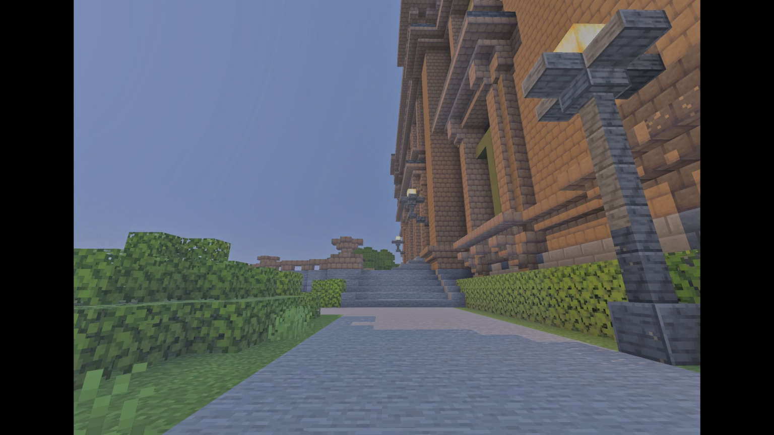 現在Minecraftで制作中の別荘