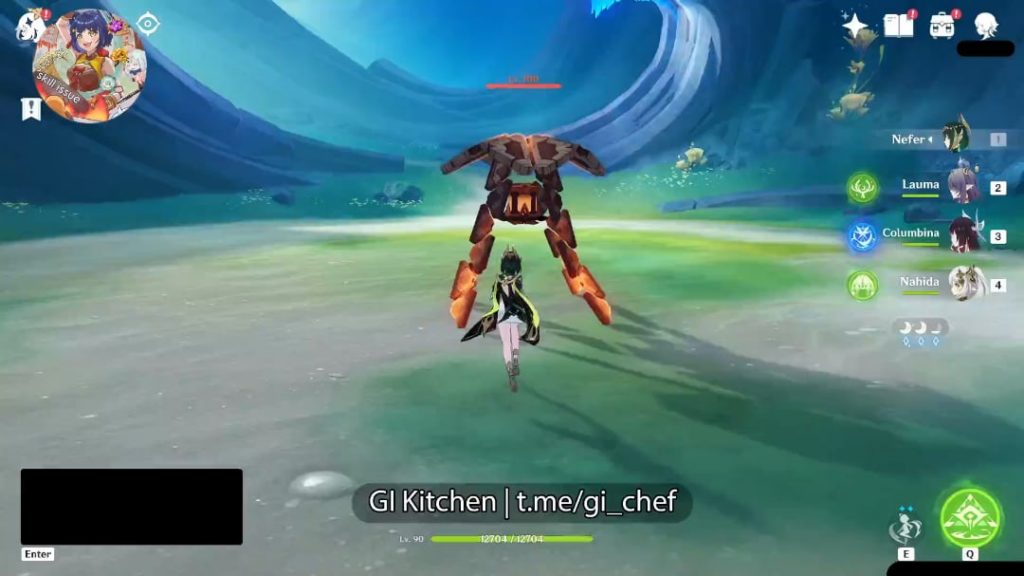 ネフェル/コロンビーナ/ラウマ/ナヒダ（GIキッチン経由）