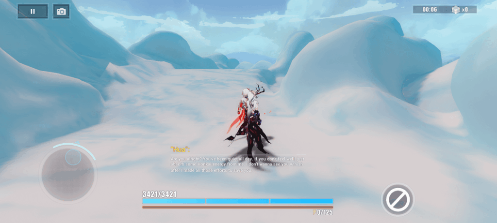 ミッション21-6の「歩行」部分のテキストはほとんど読めません...