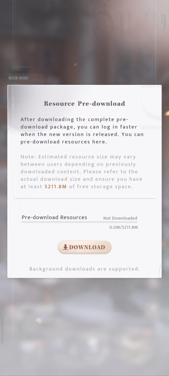 事前ダウンロードが可能になりました。 12 月 31 日のアップデートには 33 GB の無料ストレージが必要です。ストレージを空にしてください。私はこのインフォールドの準備ができています。