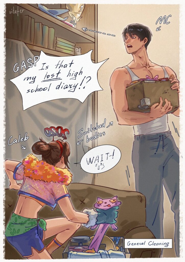 男子全員とボディスワップAU！