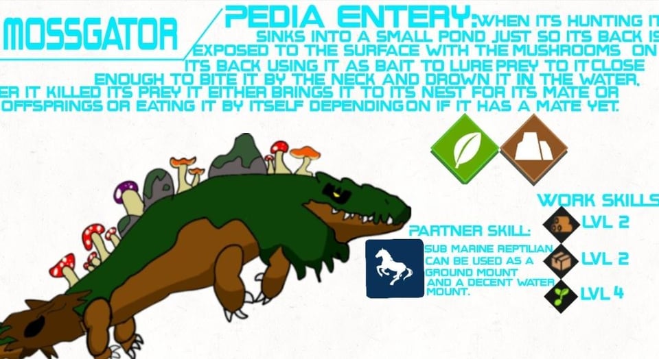 Mossgator (ファンメイドの友達) の最新情報