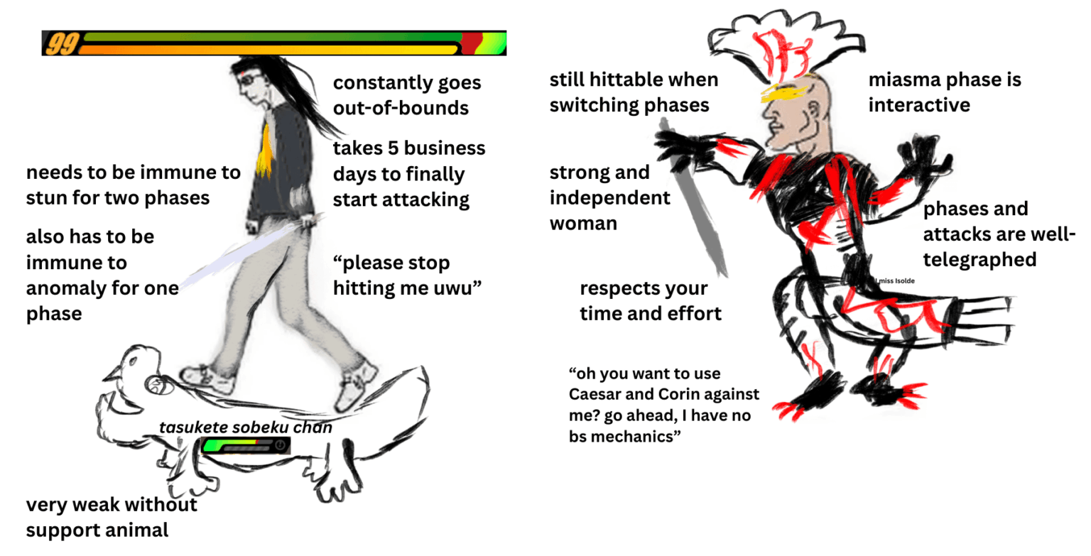 スロール vs チャド ミアズマ プリースト