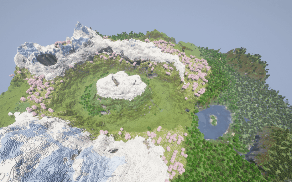 美しい渓谷のある完璧な小さな島！