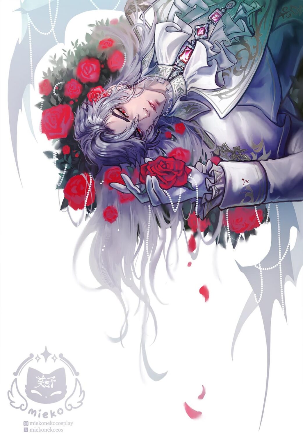 私による大魔神サイラスのファンアート 🍷🥀🦇