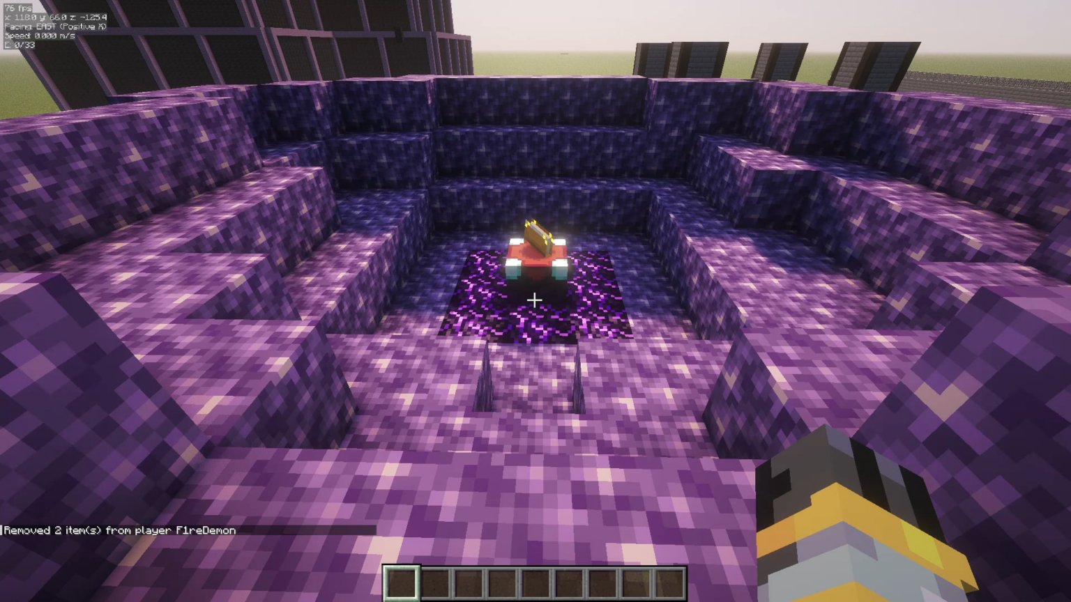 フラッシュの隠されたエンチャントテーブルのセットアップを作りました