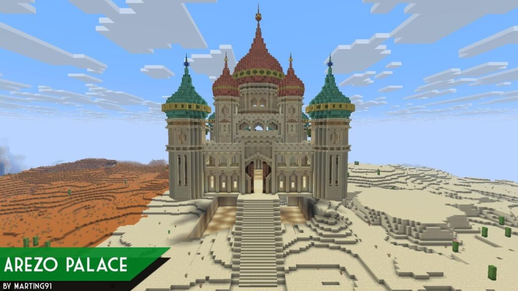 見よ、我が砂漠都市の大宮殿を！