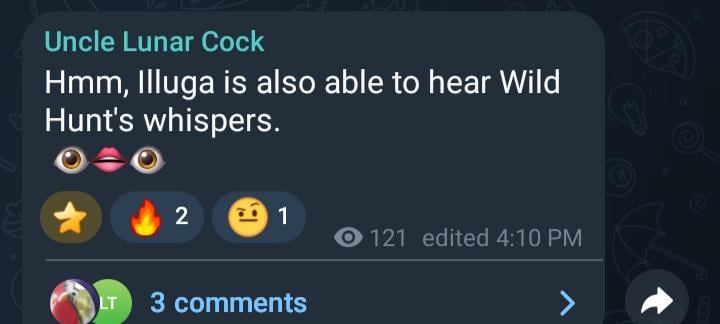 イルガはワイルドハントのささやきを聞くことができます