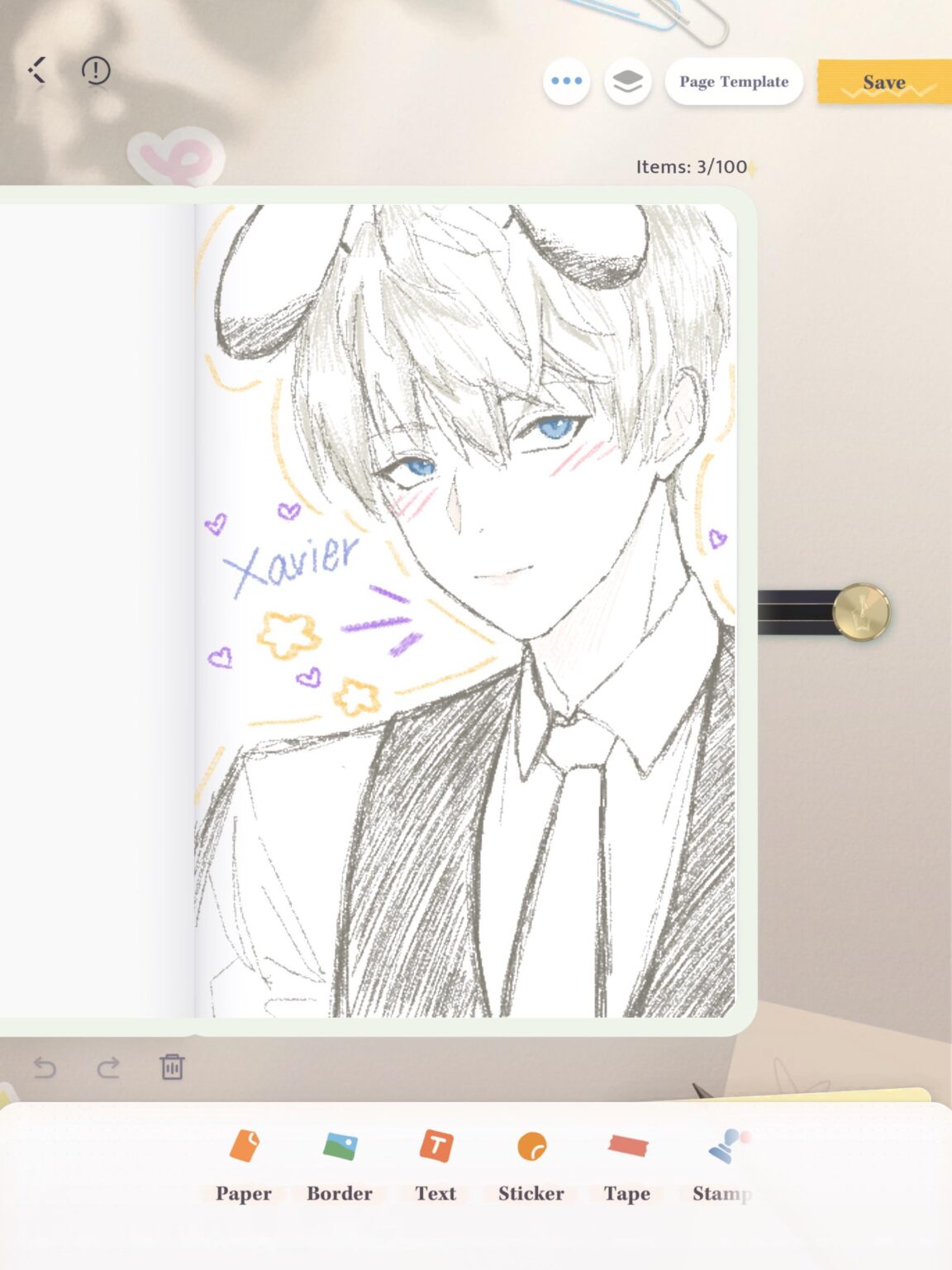 ジャーナル ザビエル アート