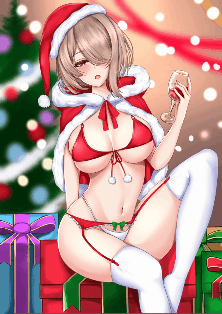 リタはすでにクリスマスの暖かさを感じているようです [mätch]