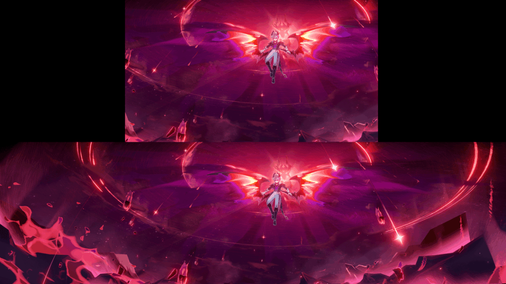 私の新しいモニターに対する HSR のサポートの欠如に失望した後、私は Genshin もそれに続くだろうと期待していました。驚いたことに、古いゲームであるにもかかわらず、32:9 で完璧に動作します。