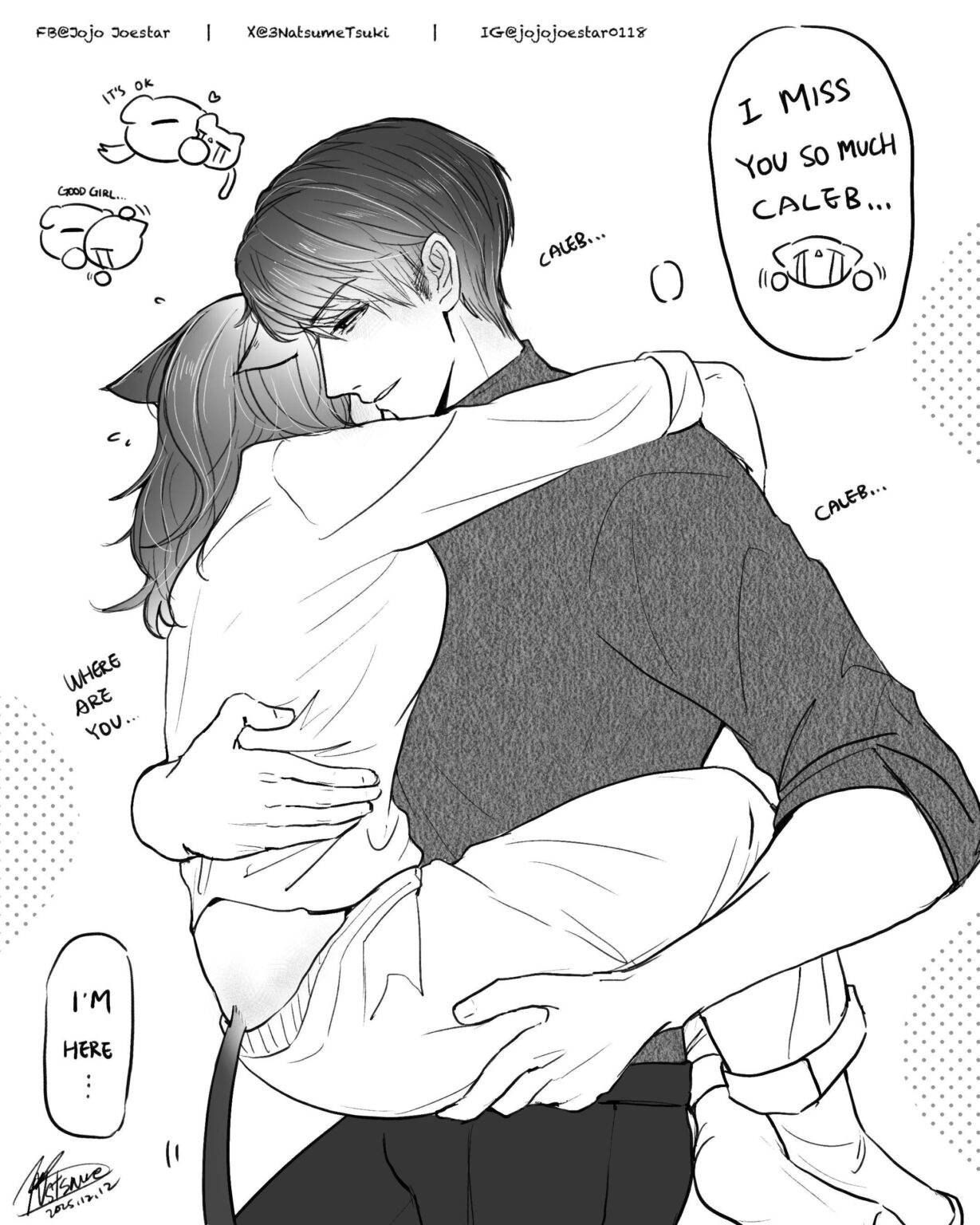 私のアート🍎ケイレブに会いたい😭😭