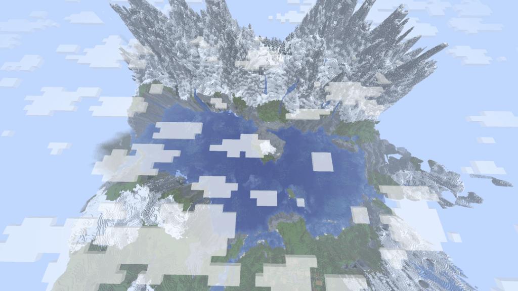 海を囲む怪物の山脈