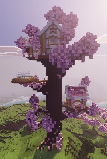 サバイバル中の彼氏のために作ったツリーハウス！