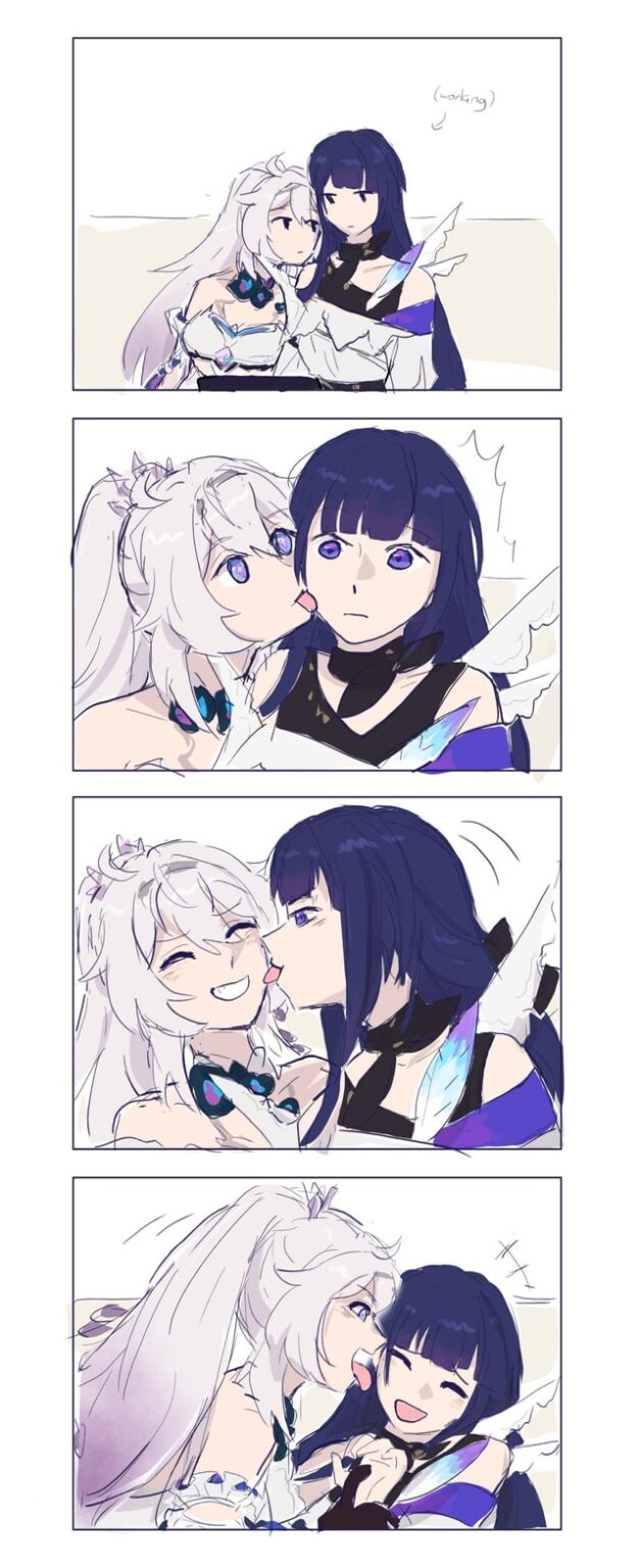 キアナとメイがまたおかしくなった (@carpp20 より)