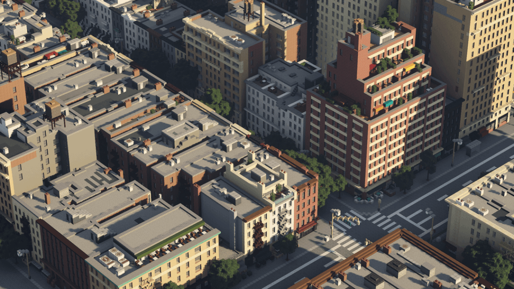 プロジェクト マンハッタン: アムステルダム アベニューと西 80 番街を 1:1 スケールで再現