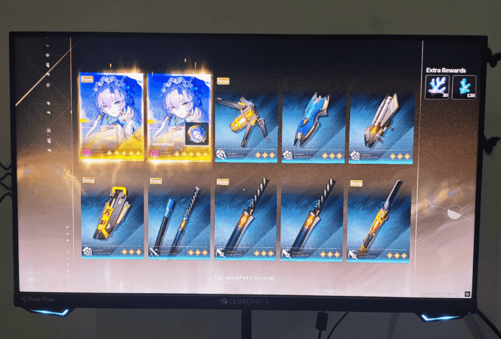 Wuwaを始めた初日に彼女を2回獲得しました