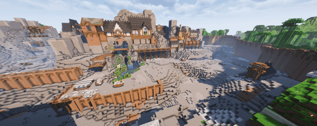 私の採石場/都市地区の進捗状況