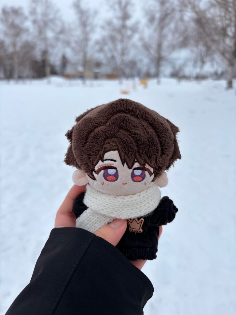 ケイレブを北海道に連れて行った