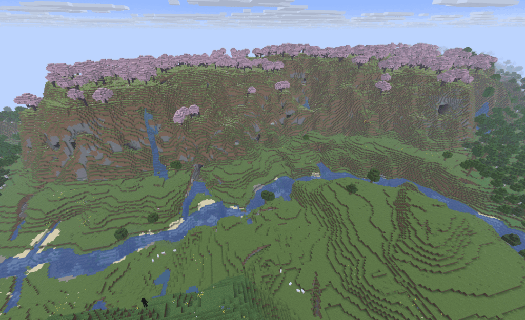 上にはチェリー。