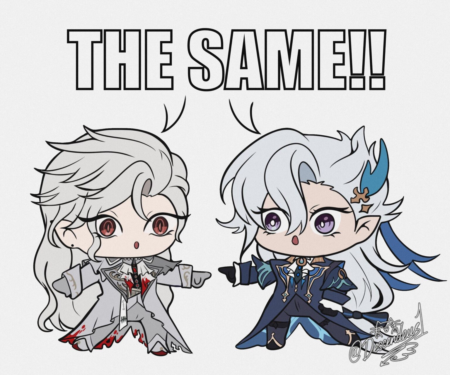 サイラスとヌーヴィレットはお揃い？