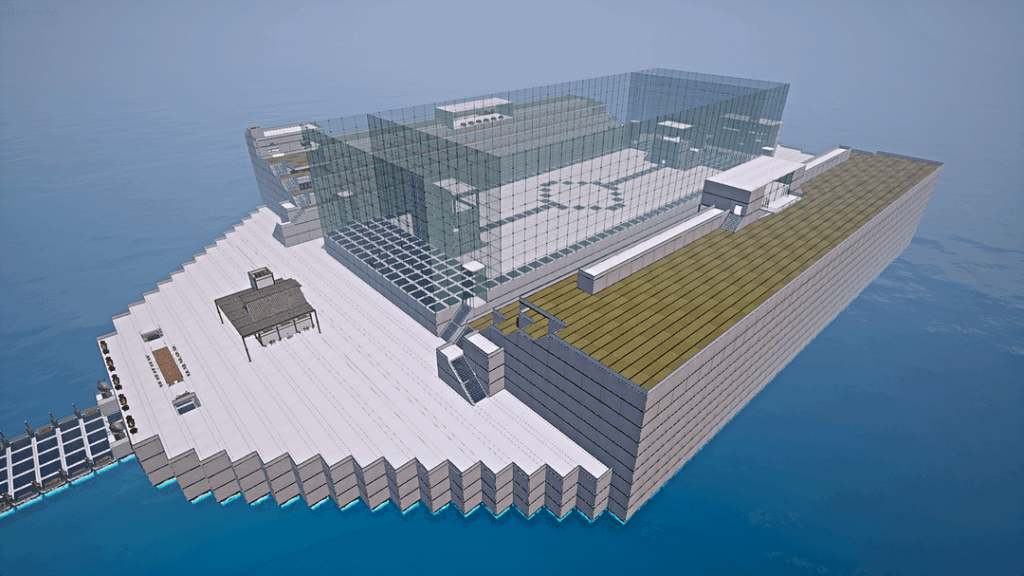 (文字通り)小さな島ほどの大きさのバトルコロシアムを建てました