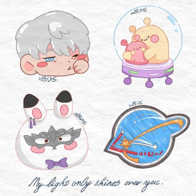 男の子たちのスタンプも！