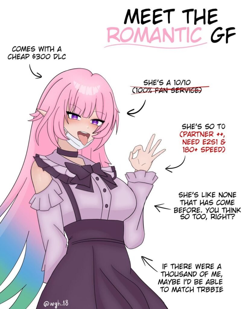 彼女は本当に私たちのロマンチックなガールフレンドです (私 - @wgh_18)