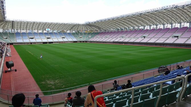 会場となった「ユアテックスタジアム仙台」