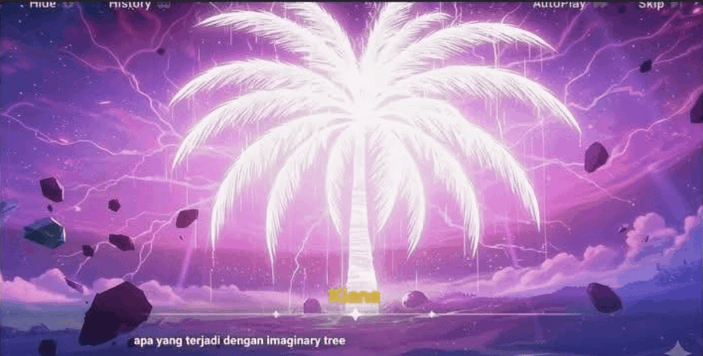 「想像上の木は違うようです。」