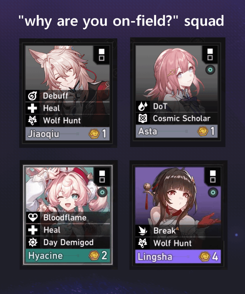 フィールド上のあの選手のためにもう1つスペースを確保したかったが、彼らはノーと言った