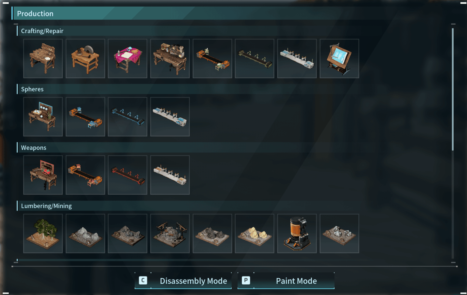 新しいビルドメニューはかなりいいです