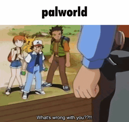 palworld での私の最初の経験 (およびいくつかの質問) (gif はちょっと関連しています)