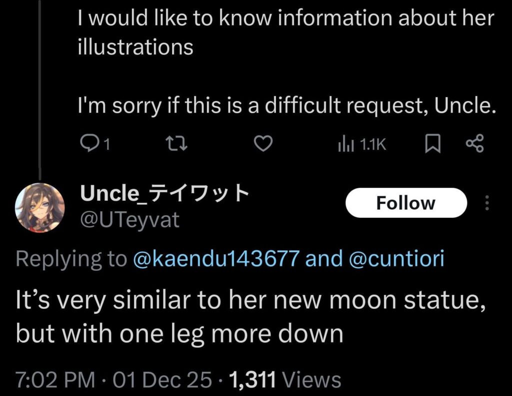 Columbina のスプラッシュ アートについて (UTeyvat 経由)