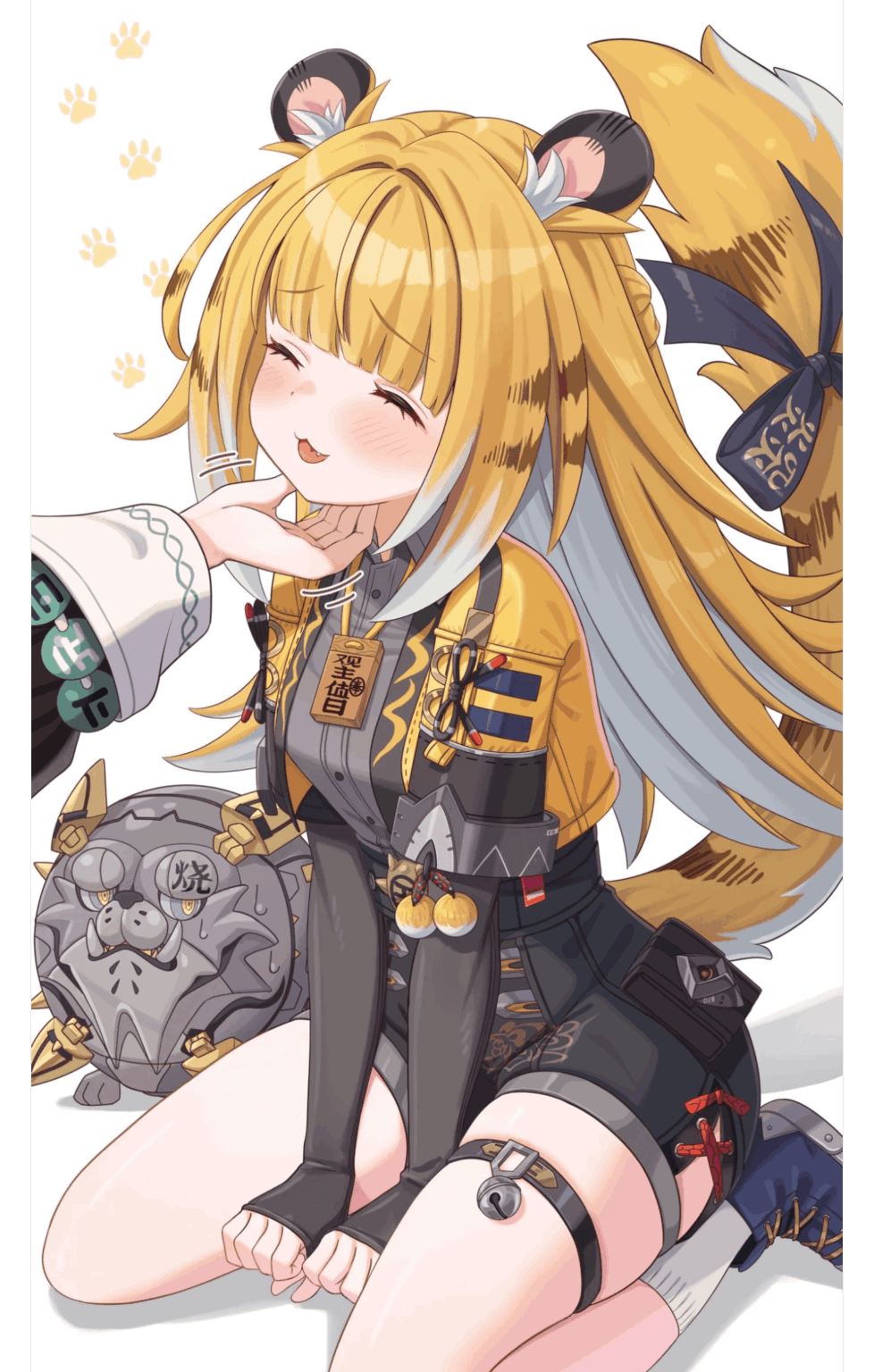 恐ろしいトラのためのスクラッチ