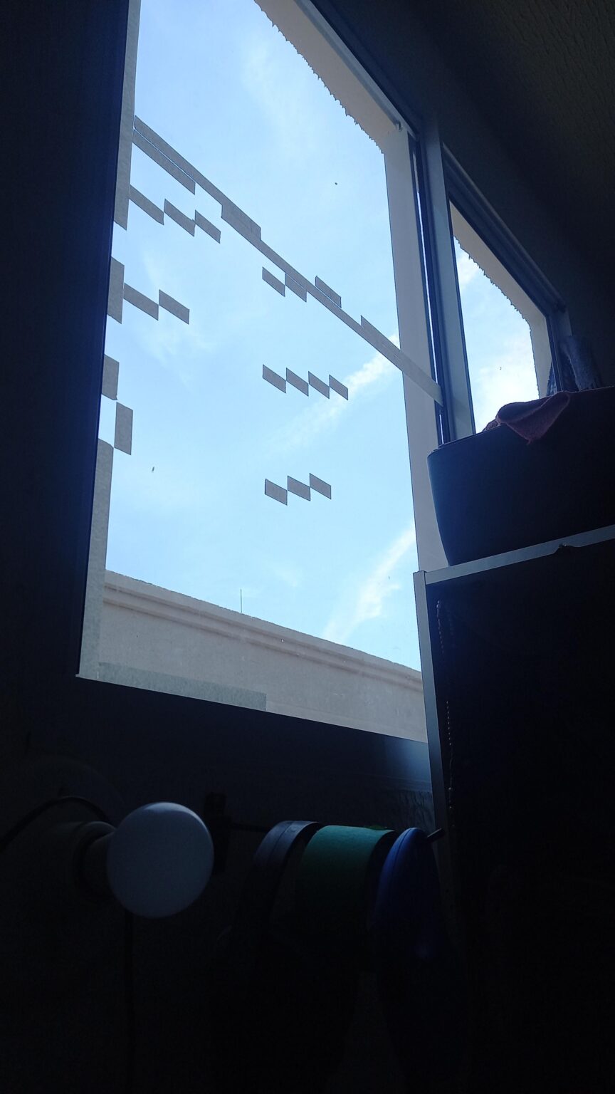 寝室の窓作り❤️