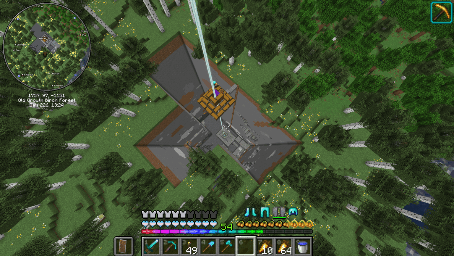 巨大な基地スペースの約 3 分の 1 が掘り出され、自分が何に陥っていたかがわかり始めました。