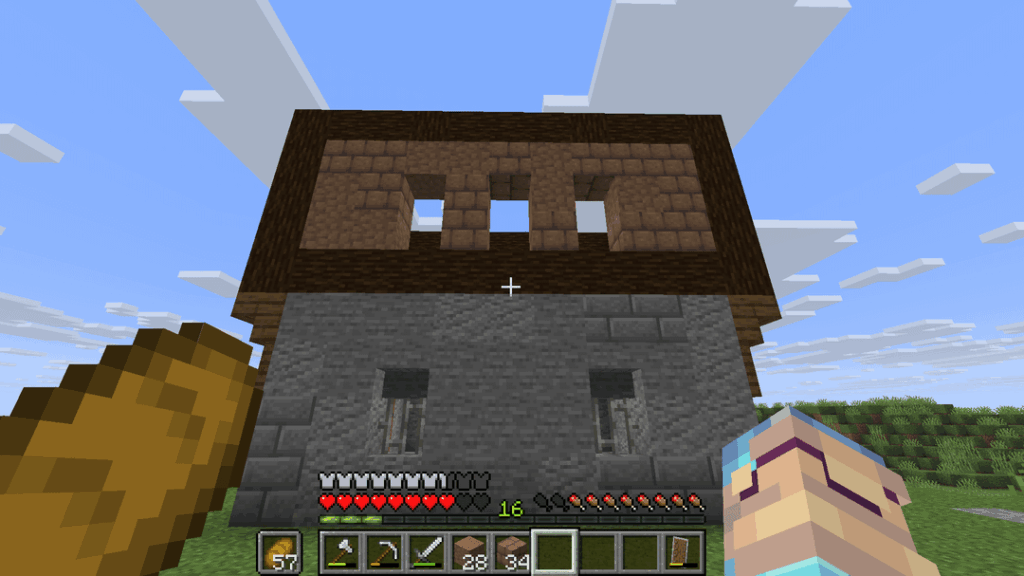 この壁を「ぎこちなく」見せるにはどうすればよいでしょうか