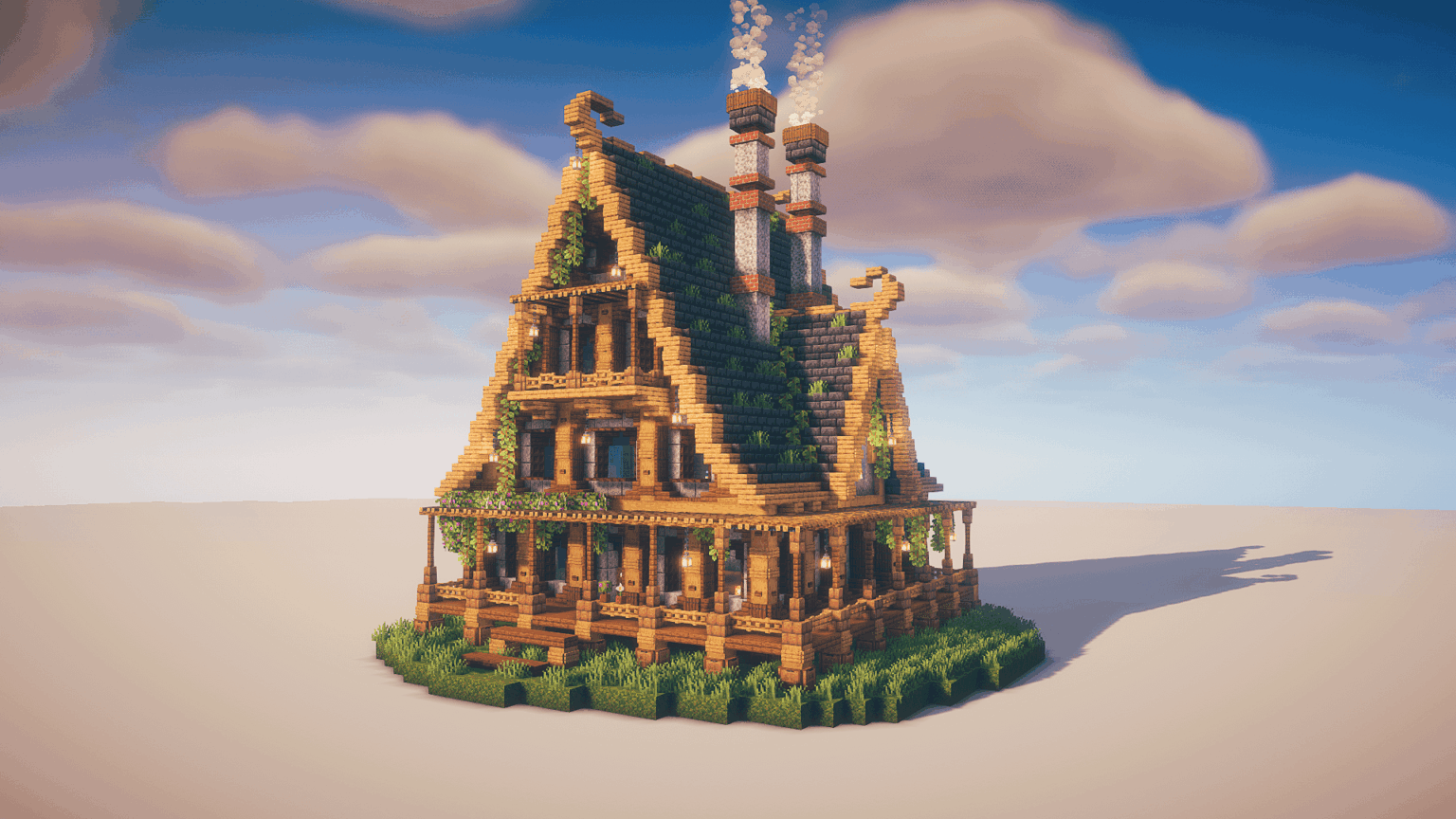 中世の木造住宅（温かみのある＆緻密な）