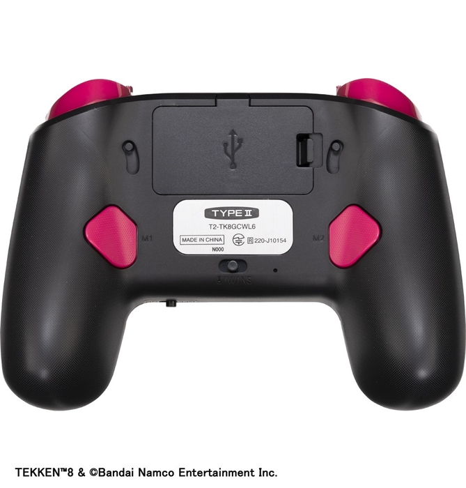 背面に2つの拡張ボタンとトリガー深度切り替えスイッチを搭載